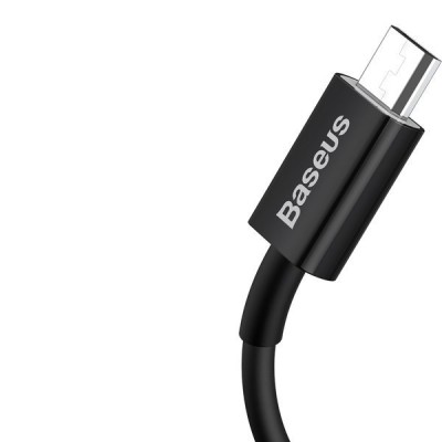 Кабель Baseus Superior Series Fast Charging Data USB кабель USB To Micro 2 A 2М (CAMYS-A01) Black