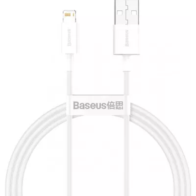 Кабель Baseus Superior Series Fast Charging Lightning 2.4A (1m) (CALYS-A02) White