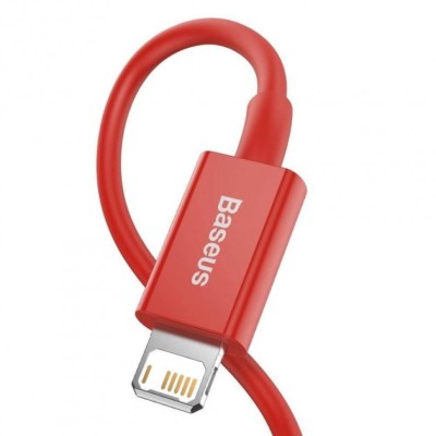 Кабель Baseus Superior Series Fast Charging Lightning 2.4A (1m) (CALYS-A09) Red