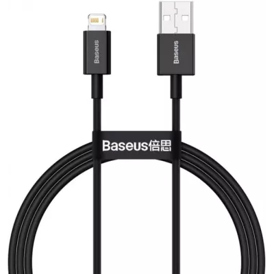 Кабель Baseus Superior Series Lightning 2.4A (CALYS-C01) Black 2m
