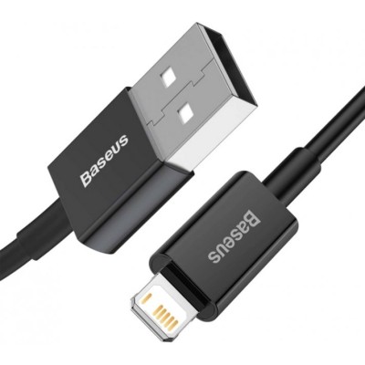 Кабель Baseus Superior Series Lightning 2.4A (CALYS-C01) Black 2m