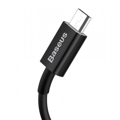 Кабель Baseus Superior Series MicroUSB 2A (CAMYS-01) Black 1m