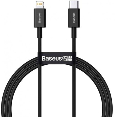 Кабель Baseus Superior Series Type-C/Lightning 20W (CATLYS-A01) Black 1m