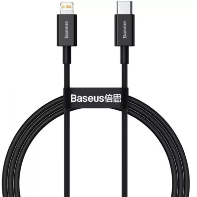 Кабель Baseus Superior Series Type-C/Lightning 20W (CATLYS-A01) Black 1m