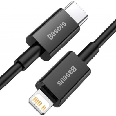 Кабель Baseus Superior Series Type-C/Lightning 20W (CATLYS-A01) Black 1m
