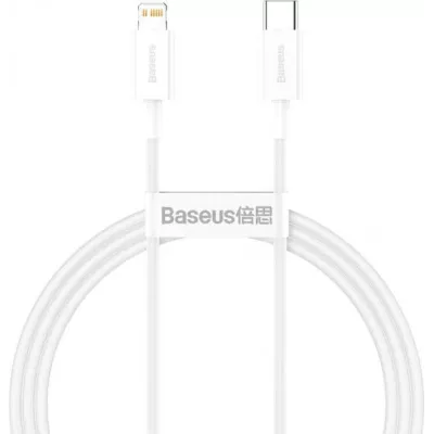 Кабель Baseus Superior Series Type-C/Lightning 20W (CATLYS-A02) White 1m