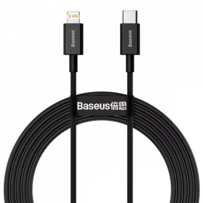 Кабель Baseus Superior Series Type-C/Lightning 20W (CATLYS-C01) Black 2m