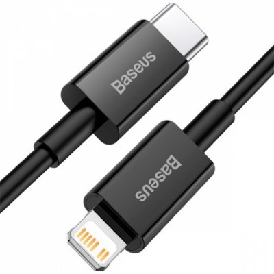 Кабель Baseus Superior Series Type-C/Lightning 20W (CATLYS-C01) Black 2m