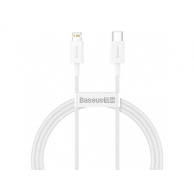 Кабель Baseus Superior Series Type-C/Lightning 20W (CATLYS-C02) White 2m Кабель Baseus Superior Series Type-C/Lightning 20W (CATLYS-C02) White 2m