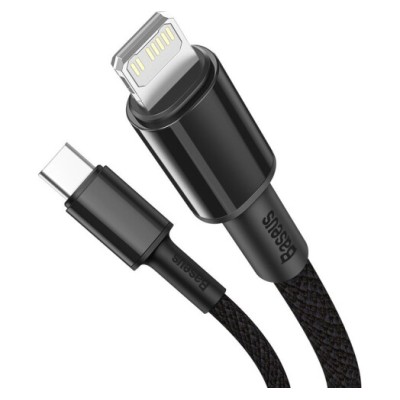 Кабель Baseus Type-C To Lightning 20W 2m(CATLGD-A01) Чорний Кабель Baseus Type-C To Lightning 20W 2m(CATLGD-A01) Чорний