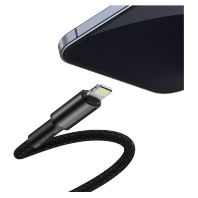 Кабель Baseus Type-C To Lightning 20W 2m(CATLGD-A01) Чорний Кабель Baseus Type-C To Lightning 20W 2m(CATLGD-A01) Чорний