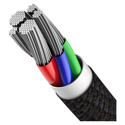 Кабель Baseus Type-C To Lightning 20W 2m(CATLGD-A01) Чорний Кабель Baseus Type-C To Lightning 20W 2m(CATLGD-A01) Чорний