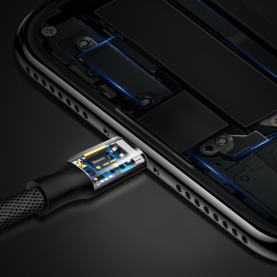 Кабель Baseus Yiven Lightning 1.2 М (CALYW-01) Black