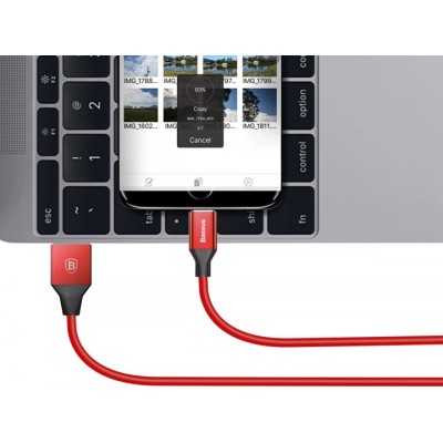 Кабель Baseus Yiven USB кабель For Micro 1.5m (CAMYW-B09) Red