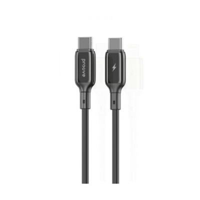 Кабель Proove Flex Metal Type-C to Type-C 60w (1m) (CCFM60002201) Black