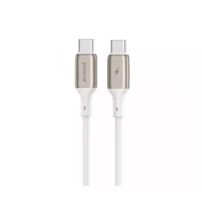 Кабель Proove Flex Metal Type-C to Type-C 60w (1m) (CCFM60002202) White