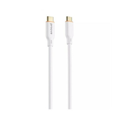 Кабель Proove Jelly Silicone Type-C to Type-C 60W (1m) (CCJS60002202) White