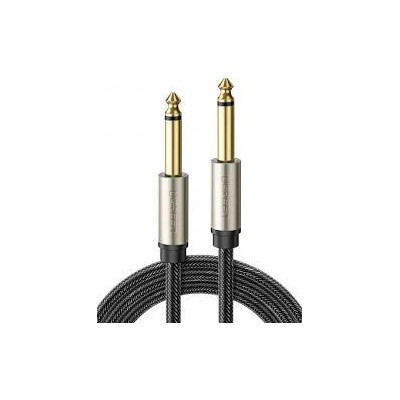 Кабель UGREEN AV128 6.35mm Male To 6.35mm Male Cable 2m (10638) Gray