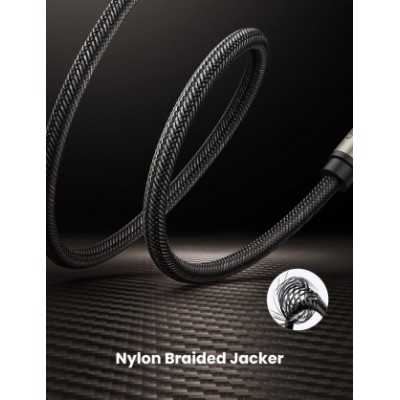 Кабель UGREEN AV128 6.35mm Male To 6.35mm Male Cable 3m (10639) Gray