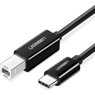Кабель UGREEN US241 USB-C 2.0 To USB-B 2.0 Print Cable 2m (50446) Black