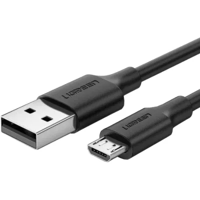 Кабель UGREEN US289 USB 2.0 To Micro Cable Nickel Plating 2A 0.5m (60135) Black