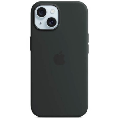 Чохол-накладка Apple iPhone 15 Silicone Case with MagSafe - Black (MT0J3)