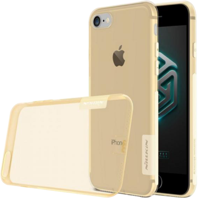 Чохол-накладка iPhone 7 Nillkin Nature Series silicon Gold