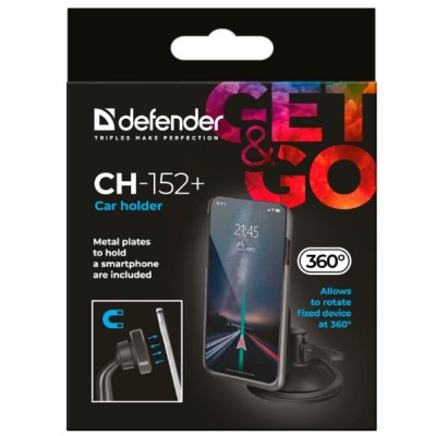 DEFENDER (29152) Тримач CH-152+ магніт, панель/скло