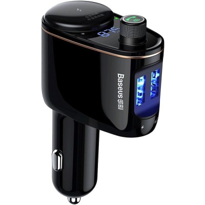 FM Modulator Baseus Bluetooth MP3 Player (CCHC000001) Black
