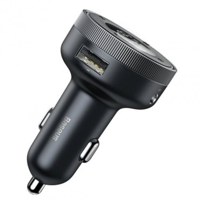 FM-трансмітер Baseus Enjoy Car Wireless MP3 Charger (Wireless 5.0+5V/3.4A) (CCLH-01) Black FM-трансмітер Baseus Enjoy Car Wireless MP3 Charger (Wireless 5.0+5V/3.4A) (CCLH-01) Black
