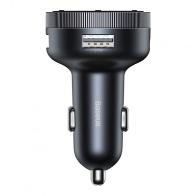 FM-трансмітер Baseus Enjoy Car Wireless MP3 Charger (Wireless 5.0+5V/3.4A) (CCLH-01) Black FM-трансмітер Baseus Enjoy Car Wireless MP3 Charger (Wireless 5.0+5V/3.4A) (CCLH-01) Black