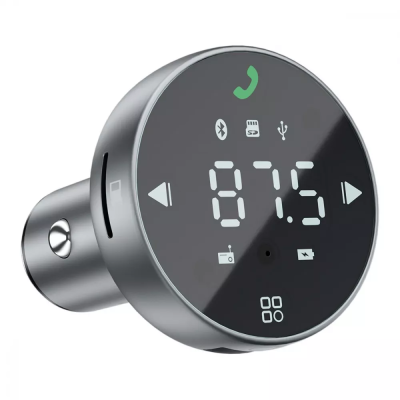 FM-трансмітер Proove Sound Sync 30W (PD+QC3.0) Type-C+USB (FMSS30110003) Grey
