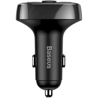 Автомобільне ЗУ Baseus FM Launcher S-09 Standart Edition 2.4A 2USB CCMT000001 Black Автомобільне ЗУ Baseus FM Launcher S-09 Standart Edition 2.4A 2USB CCMT000001 Black