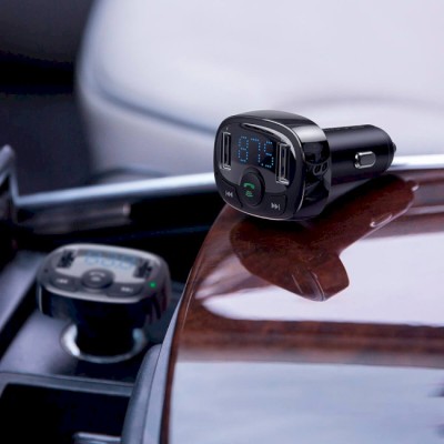 Автомобільне ЗУ Baseus FM Launcher S-09 Standart Edition 2.4A 2USB CCMT000001 Black Автомобільне ЗУ Baseus FM Launcher S-09 Standart Edition 2.4A 2USB CCMT000001 Black