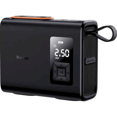 Автомобільний Насос Baseus Mega EnergyPump Series Dual Cylinder Wireless (CRNL060001) Black