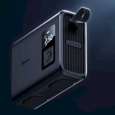 Автомобільний Насос Baseus Mega EnergyPump Series Dual Cylinder Wireless (CRNL060001) Black