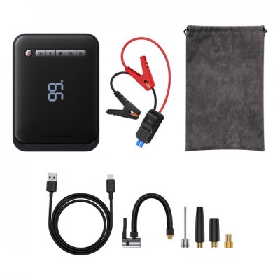Автомобільний пускозарядний пристрій Baseus Super Energy 2-in-1 Car Jump Starter 8000 mAh (CGCN000001) Black