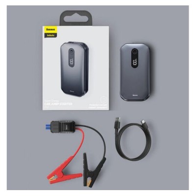 Автомобільний пускозарядний пристрій Baseus Super Energy Pro Car Jump Starter 12000mAh (CRJS03-01) Black