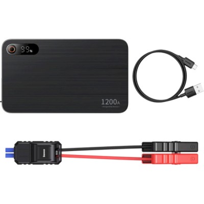 Автомобільний пускозарядний пристрій Baseus Super Energy Pro+ 1200A Car Jump Starter (C00245700111-00) Black