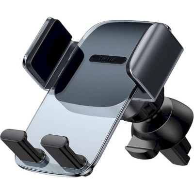Автомобільний тримач Baseus Easy Control Clamp Pyste Type + Air Outlet Set (SUYK000001) Black