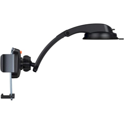 Автомобільний тримач Baseus Easy Control Clamp Pyste Type + Air Outlet Set (SUYK000001) Black