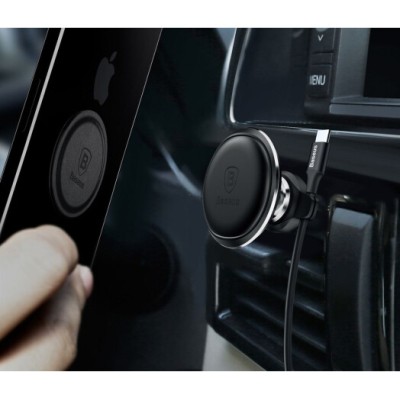 Автомобільний тримач Baseus Magnetic Air Vent Car (SUGX020001) Чорн.