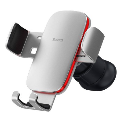 Автомобільний тримач Baseus Metal Age 2 Gravity Air Outlet Car Mount (SUJS000012) Silver