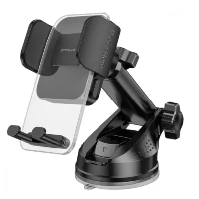 Автомобільний тримач Proove Crystal Clamp Plus Suction Type Car Mount (CHCSP0000001) Black