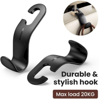 Автомобільний тримач UGREEN LP104 Car Seat Hanger, 2 шт (30337) Black