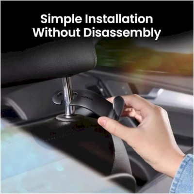 Автомобільний тримач UGREEN LP104 Car Seat Hanger, 2 шт (30337) Black