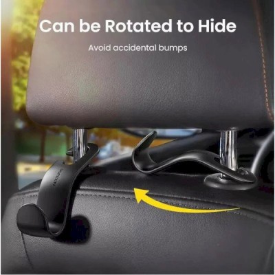 Автомобільний тримач UGREEN LP104 Car Seat Hanger, 2 шт (30337) Black