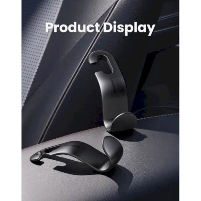 Автомобільний тримач UGREEN LP104 Car Seat Hanger, 2 шт (30337) Black