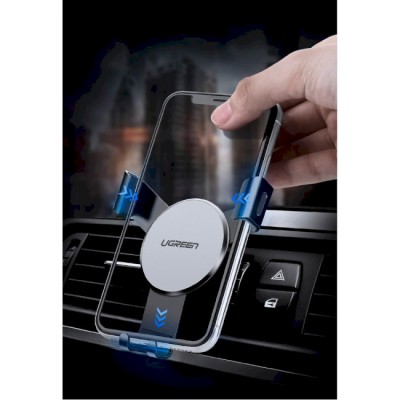 Автомобільний тримач UGREEN LP130 Gravity Drive Air Vent Mount Phone Holder (40907) Deep Black