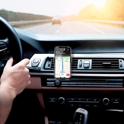 Автомобільний тримач UGREEN LP130 Gravity Drive Air Vent Mount Phone Holder (50564) Space Gray